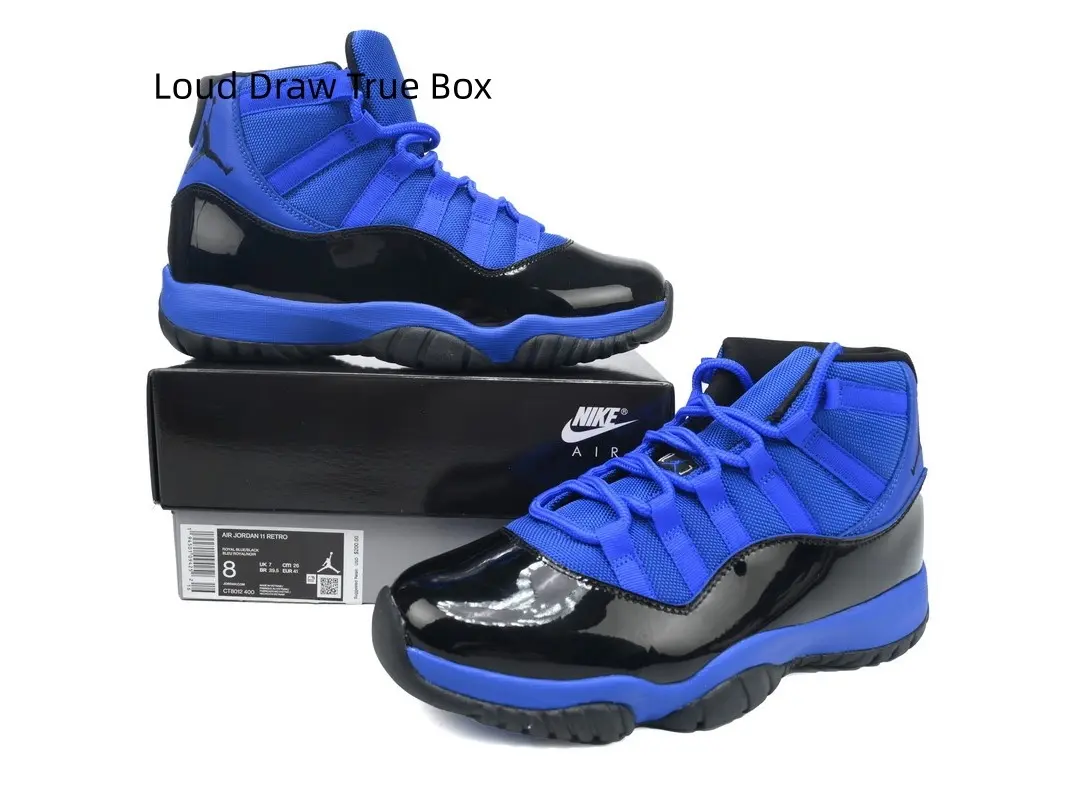 Two-Tone Black Royal Blue Glossy Patent Leather Street Footwear, Knit Fabric Collar High Height Vintage Cushioned Basketball Trainers