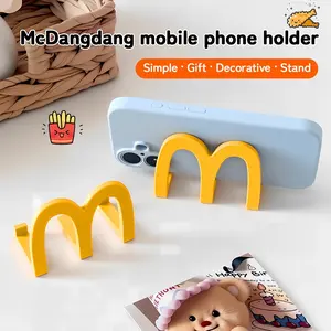 Two-piece creative M-shaped phone stand, a small phone holder, with multiple uses for small items. Suitable for TV shows, videos and movies. It frees your hands and can also be used as a desktop decoration.