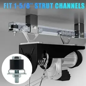 Strut Trolley Stop for 1-5/8" Strut Channel, Durable Design for Reliable Support, Ideal for Various Applications