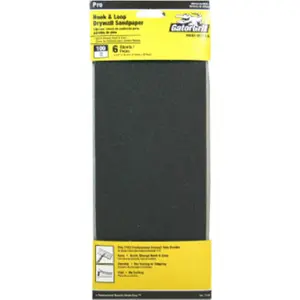 Ali Industries 7157 100 Grit Drywall Hook & Loop Sandpaper- 6 Count