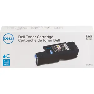 Dell FINAL SALE, NO BACKORDERS Dell 1,400 Page Cyan Toner Cartridge for Dell E525w Color Multifunction Printer, H5WFX
