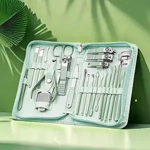 Professional Nail Care Nail Clipper Set with Storage Bag Nail Clippers Gift Home Full Set Nail Tools LOGO