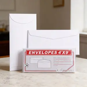 100pcs Blank Paper Envelopes for Document Storage, High-Quality Stationery Packaging, Minimalist Style, Reusable, Suitable for Coins, Cash, Checks, Seeds, Wedding Favors, Invitations, And Many Other Purposes - Christmas - Father'S Day Gift ﻿