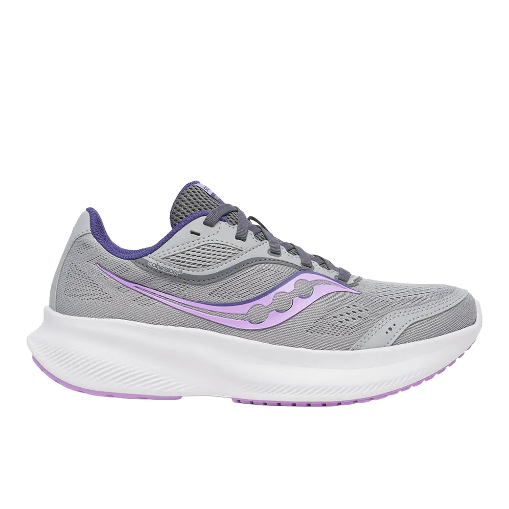 Saucony Womens Cohesion 18 Running Sneakers Shoes - Grey