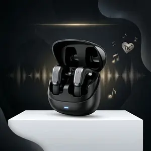 Fluffdrip KC-Clip 01 Open Ear Headphones - Ultra Comfortable Clip-on Design with Long Battery Life & Smart Touch Control - Perfect for Sports, Running & Daily Commute