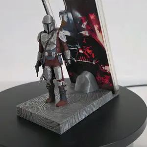 Mandalorian Beskar Figure Phone Holder