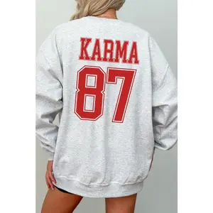 Karma Sweatshirt, Kansas City Sweatshirt, Karma Is the Guy, Sports Sweatshirt, Pullover Sweatshirt, Oversized Sweatshirt