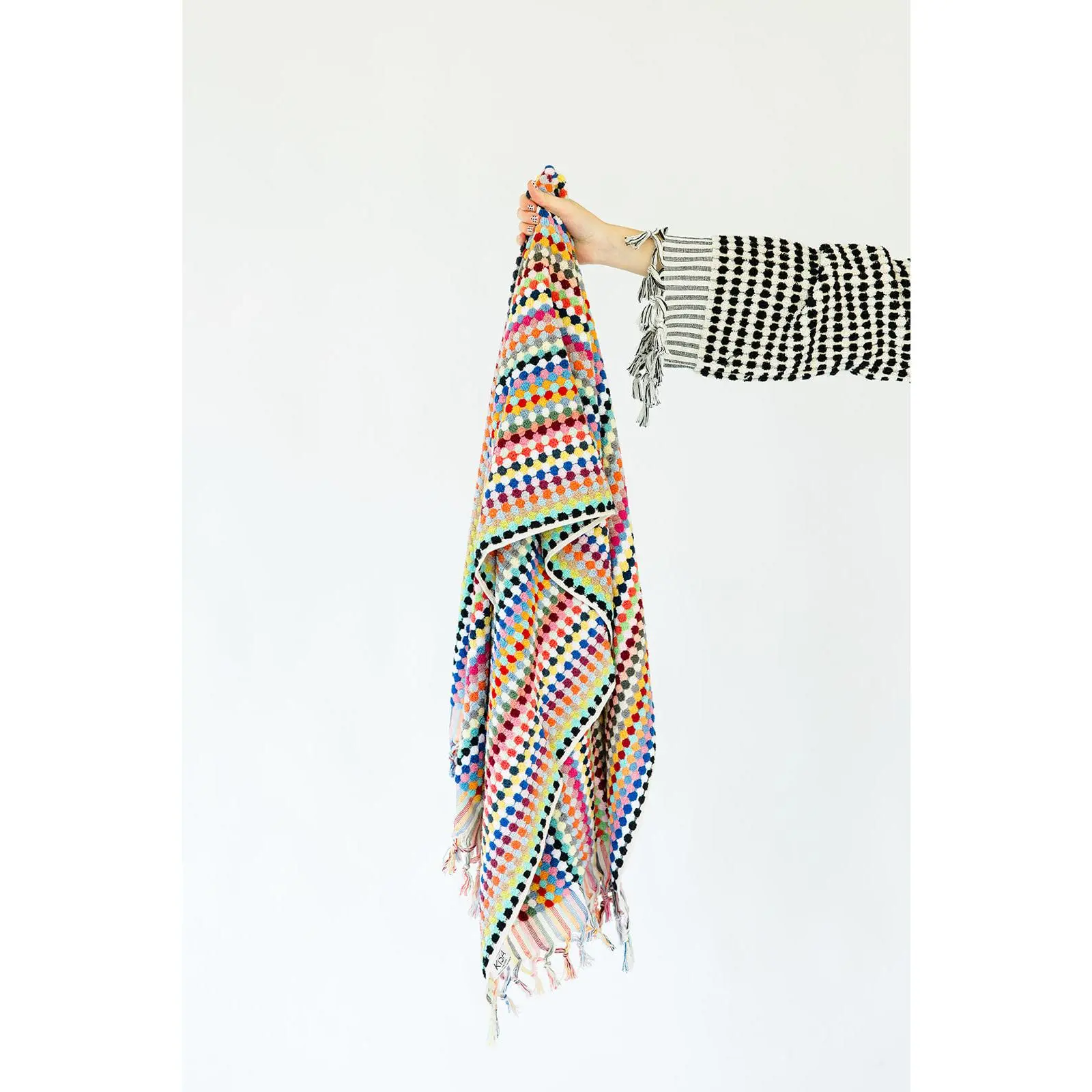 Rainbow Pom Pom Cloud Towel