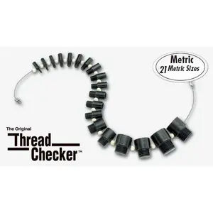 S&W Metric Thread Checker - Precision Checking Hand Tool for Thread Verification
