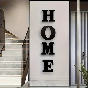 Modern Wooden "Home" Wall Hanging Sign - Multi-Purpose Home Decoration for Living Room, Kitchen & Entryway | Farmhouse Style Housewarming Gift with Halloween and Christmas Décor, Christmas Decor, Wooden Letter Sign