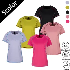 2026 New Hot-Selling Spring/Summer Women's Quick-Dry Ice Silk T-Shirt, Special Edition for Outdoor Sports, Short-Sleeved Top