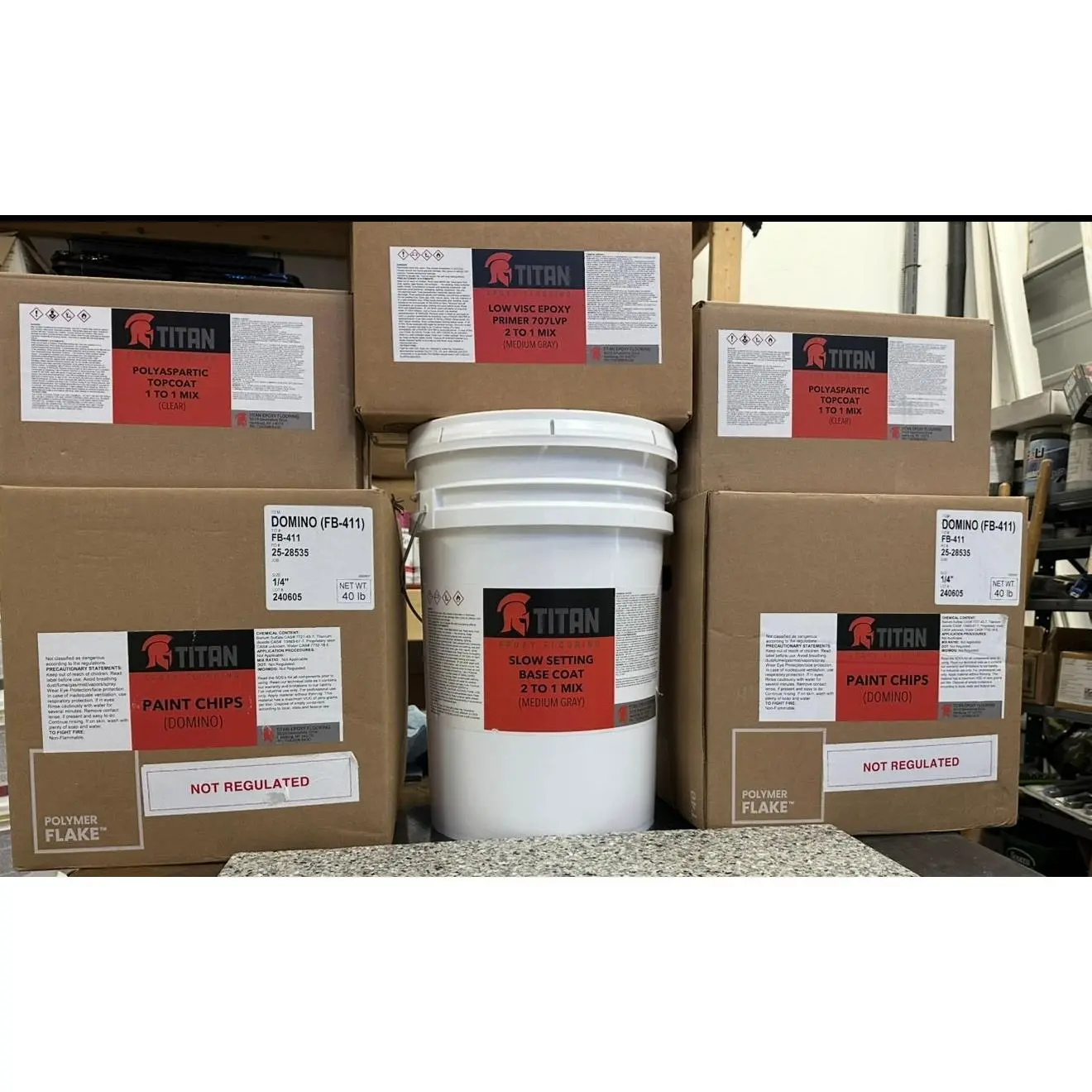 500 Sq Ft Garage Floor Kit