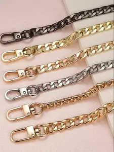 Bag Chain Replacement Strap, Durable Shoulder Crossbody Bag Accessory, Stylish Non-Fading High-End Fashion Item, Classic Chain