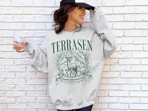 Terrasen Sweatshirt, Aelin Galathynius, Sarah J Maas, Throne of Glass Merch, SJM Merch, Bookish Gift, Romantasy Reader, Booktok, Bookstagram