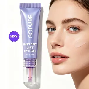 NEW! GOPURE Instant Lift Eye Gel - For the look of Puffiness & Bags, Wrinkles, Fine Lines and Dark Circles, Anti Aging Skin Care for Men & Women with Collagen Targeting Biotech Under Eye Brightener