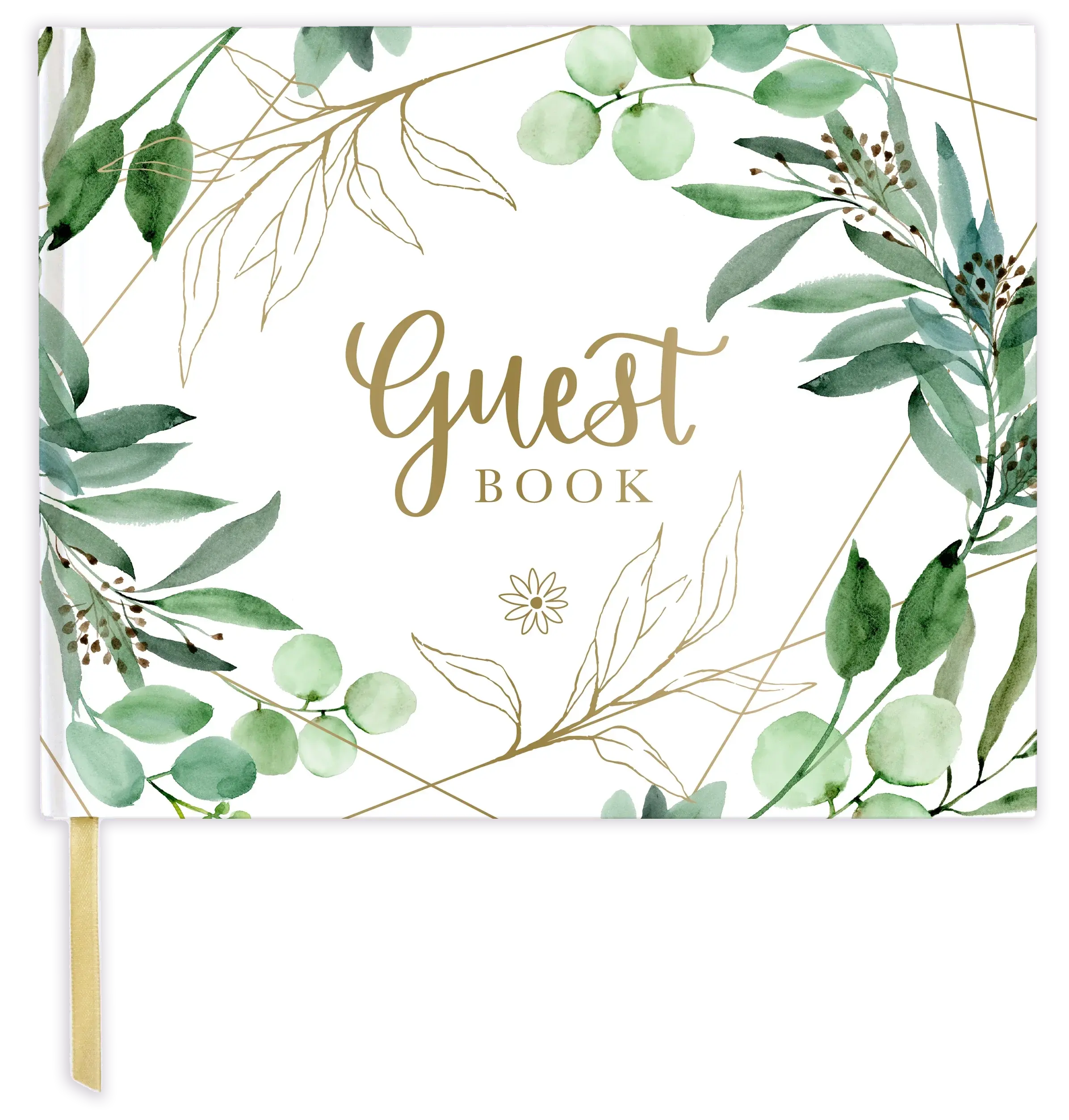 Eucalyptus Guest Book, Weddings, Reunions or Showers