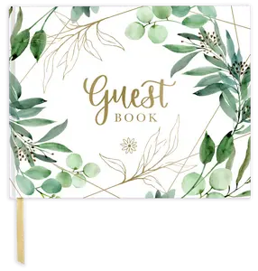 Eucalyptus Guest Book, Weddings, Reunions or Showers