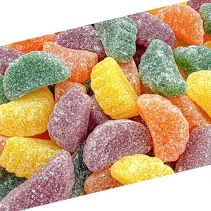 Fruit Slices Jelly Candy | 2 Lb Bag | Dye Free Candy | Tangerine, Orange, Strawberry, Lemon | Naturally Flavored Bulk Chewy Candy for Buffets, Events & Everyday Snacking