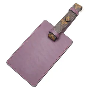 Pre-owned Louis Vuitton Canvas Small Leather Goods Porte Adresse Ketchu Monogram Leather Luggage Tag