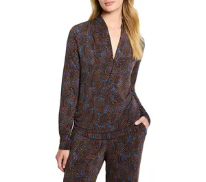 NIC+ZOE Feather Fern Wrap Top
