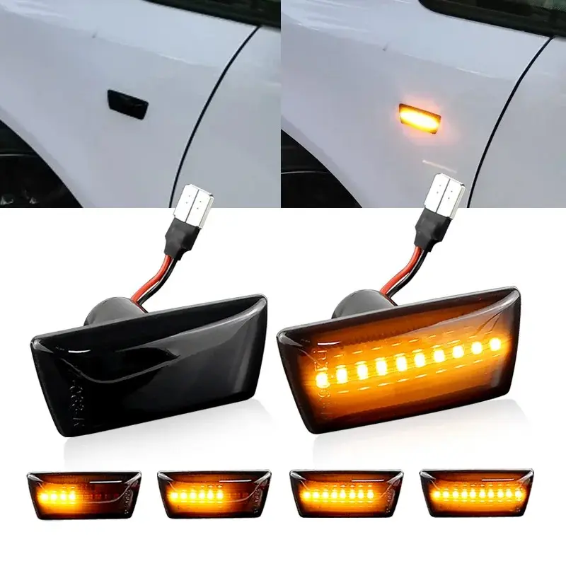 💡🚗 2 Pieces Side Marker Lights | Fits Opel Astra H/Zafira B/Corsa D Chevrolet Cruze ✅ OE 1713423/13497989 ✅ 100% New Factory Tested Plug & Play ✅ Competitive Price High Quality | Perfect Replacement Led Car Lights