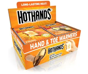 HotHands Hand & Toe Warmers - Long Lasting Natural Odorless Air Activated Warmers - 24 pair hand warmers & 8 pair toe warmers (Pack of 1)