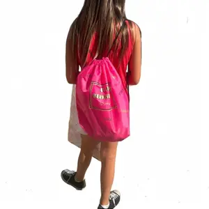 Personalized Drawstring Backpack for School, Work, Gym and Travel - Softball Bag