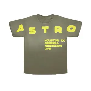 Travis Scott Flaming TV Tee Brown (men) by StockX