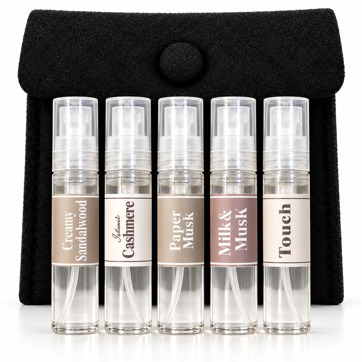 SKINTEASE 5 Pack Sample Set of Perfumed Body Mists