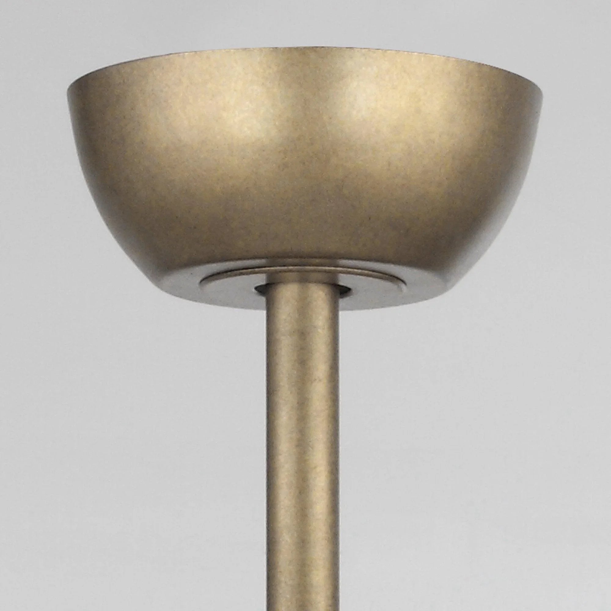 25" Modern Crystal Fandelier, Downrod Mount Ceiling Fan with LED Light & Remote Control