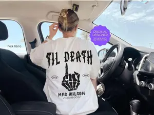 Custom Bride & Groom Shirts, Funny Wedding Gift, Newlywed Couples Til Married Honeymoon Shirt, Matching Husband and Wife, Mr Mrs Tees