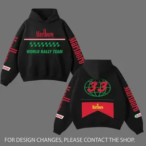Marlboro Castrol Biker Hoodie Washed Vintage Racing Streetwear, Motorcycle Graphic Hoodie Unisex, Designed for Motor Fans, Sportbike Culture, Speed Lovers & Urban Motorbike Style
