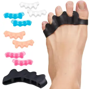 Toe Separators Doctor Recommended Foot Care Correct Foot and Bunion Pain,Plantar Fasciitis Toe Straightener to Improve Functional Mobility