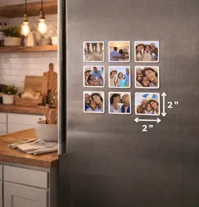 Custom Photo Magnets (9ct - 2" x 2")