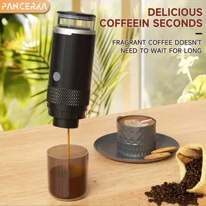 Portable Espresso Machine & Electric Coffee Maker, USB Rechargeable Travel Coffee Maker for Camping RV Hiking Office - Hot & Cold Brew, Works with Coffee Powder and Capsules