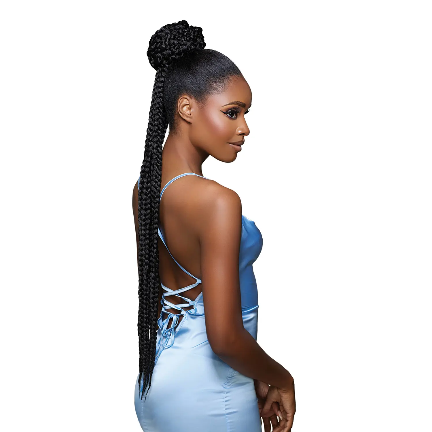 Sensationnel Drawstring Ponytail With Bun Glamora Glam Updo Unit 5, Synthetic Hair Extension for Ponytail Hairstyles & DIY Extensions