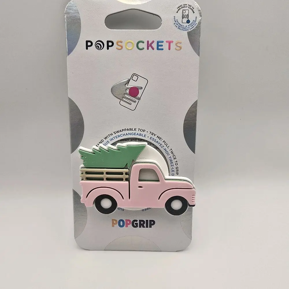 Christmas Tree Cake Phone Grip Holder with Expanding Design | Magnetic Stand | Swappable Top | Secure Hold for iPhone MagSafe Cases | Adhesive Option | Kindle Accessory | Cellphone Durable Smartphone Mount Protection