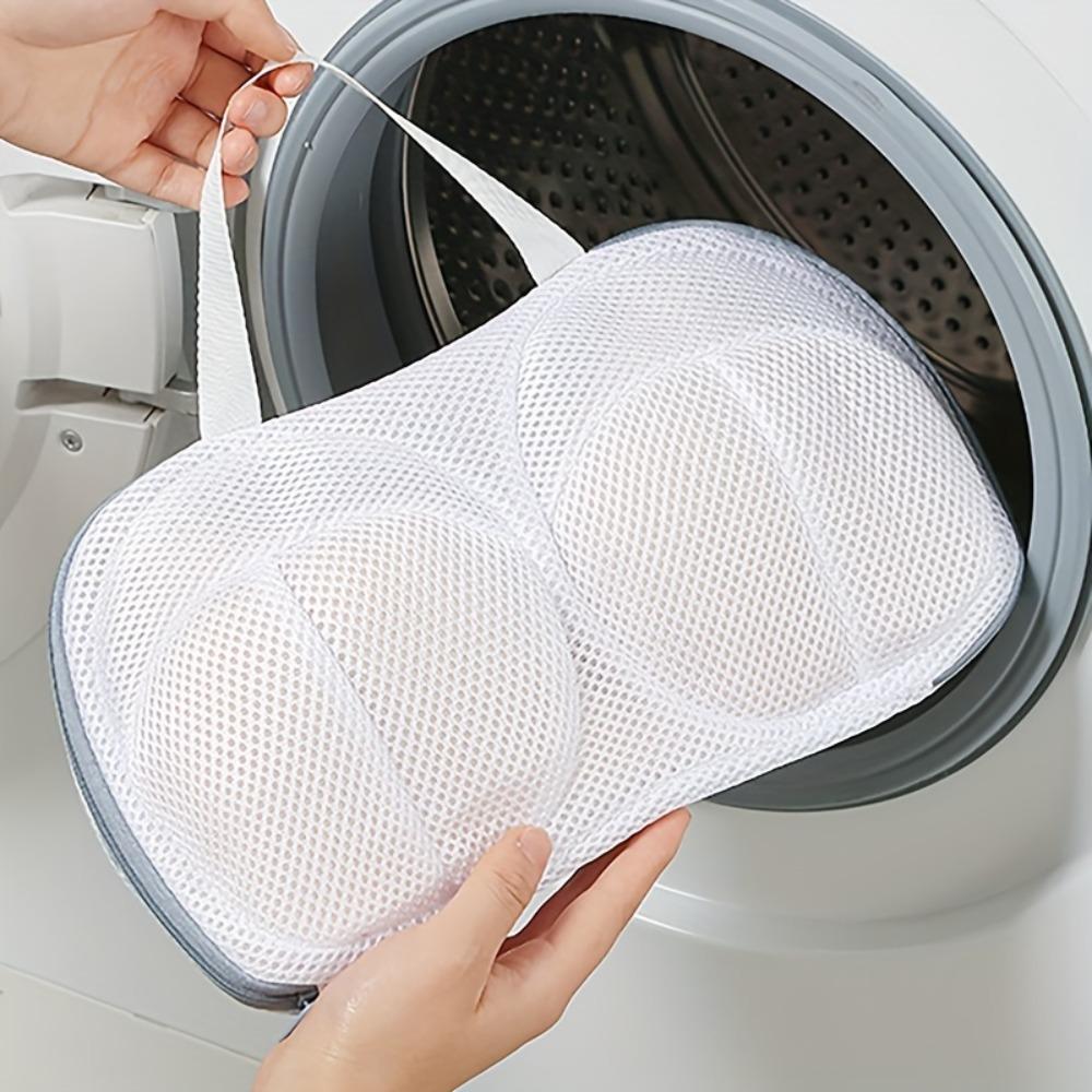 1pc Thickened Mesh Bra Laundry Bags – Protect Underwear, Prevent Deformation & Friction, Suitable for Washing Machines