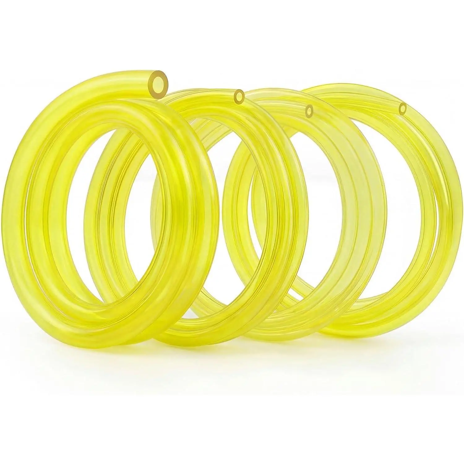 4 Sizes  Line Hose Kit,  Petrol Gas  Tubing 4 FT for Small Engine 2 Cycle, Fit  String Trimmer Blower Lawn Mower, Assorted  Line Replacement, Yellow