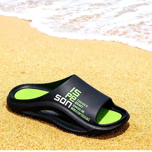 Letter print SON, fashion men sandals and slippers, outdoor slippers, beach, indoor, bathroom