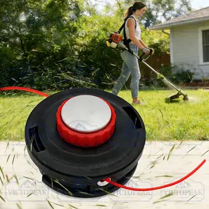 Durable Nylon Lawn Mower Blade, Wear-Resistant Replacement Head, Garden & Yard Maintenance Accessory, Press-Type Grass Cutter Head