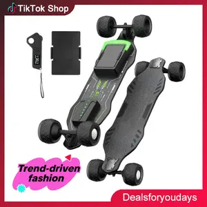 【Summervibes】Hopcycle 600W*2 Dual Motor, 28-30 MPH Top Speed, 10-12 Miles Range, 9-Layer Maple Deck, 105mm Off-Road Wheels, 4 Speed Modes, Removable Battery, 2.4G Wireless Remote for Adults Teens Commuting Dealsforyou