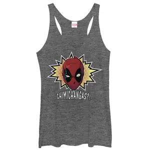 Women's Marvel Deadpool Chimichangas Racerback Tank Top