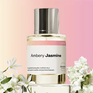 Ambery Jasmine, Dossier, Women's Perfume, 50ml - 100ml, Eau de Parfum, Jasmine, White Flowers, Blackcurrant, Pink Pepper, Vanilla, Cashmeran