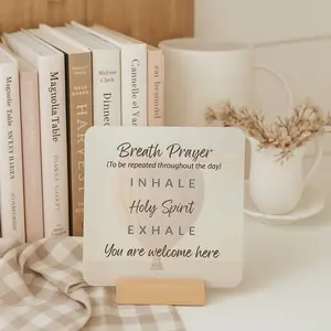 Christian Breath Prayer Cards "Dwell in Joy" Scripture Cards for Peace Gratitude & Daily Prayer Inspirational Daily Reminder