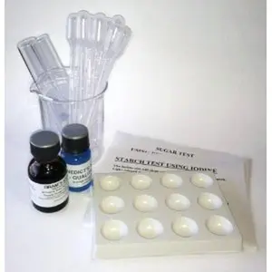Starch Test Chemistry Reagent Set with Iodine Solution & Benedict's Qualitative Solution for High School & College Science Fair Experiments Healthcare Healthcare