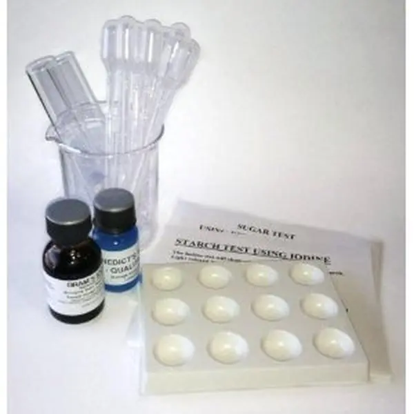 Starch Test Chemistry Reagent Set with Iodine Solution & Benedict's Qualitative Solution for High School & College Science Fair Experiments Healthcare Healthcare