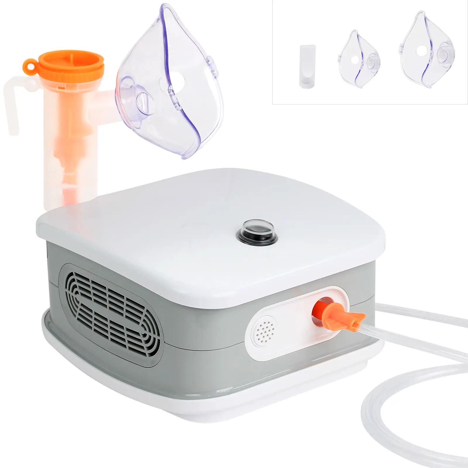 Nebulizer 1-Button Start Adjustable Mist Portable Kit with 2 Masks for Kids Family Home Travel 2026 BUDBOW