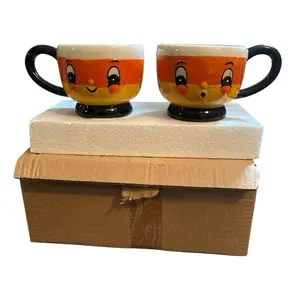 Candy corn mug set