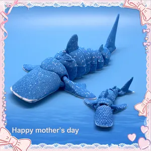 3D printed Articulated Whale Shark family Indoor Sports and Leisure Equipment